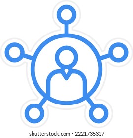Vector Design Networking Icon Style