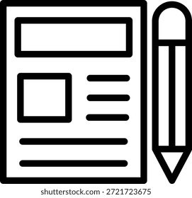 Vectordesign News Editor Symbolstil