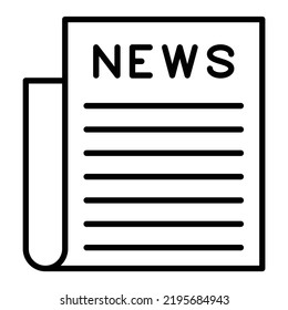Vector Design Newspaper Icon Style