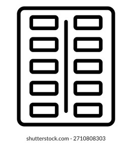 Vektor Design Nikotin Gummi Icon Stil