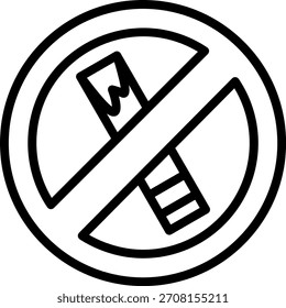Diseño de Vector Sin estilo de icono de fumar