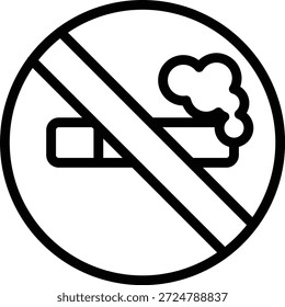 Diseño de Vector Sin estilo de icono de fumar