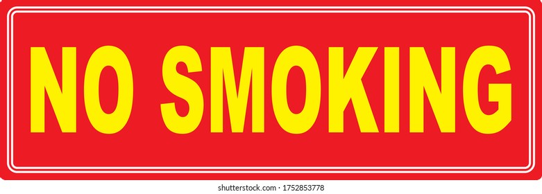 diseño vectorial para signo de no fumar