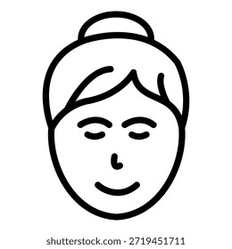 Estilo de icono de piel normal de diseño de Vector