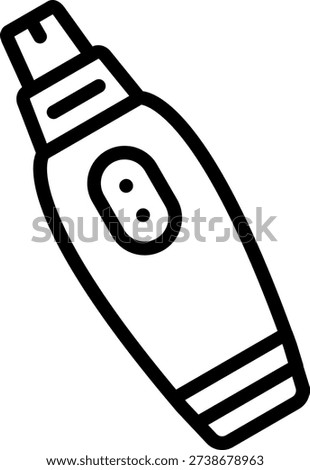 Vector Design Nose trimmer Icon Style
