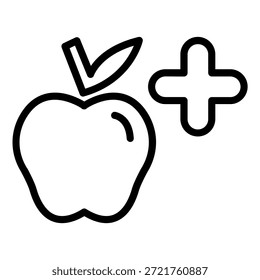 Estilo de icono rico en nutrientes de diseño de Vector