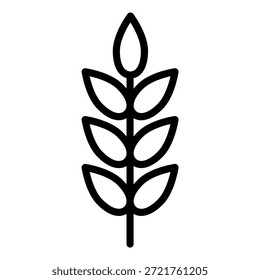 Estilo de ícone de plantas nutricionais de design de vetor