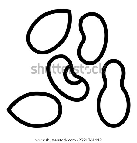 Vector Design Nutty Cuisine Icon Style