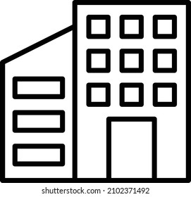 Vector Design Office Building Icon Style