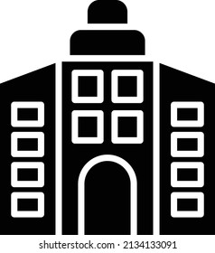 Diseño de vectores Estilo de icono de edificio de Office