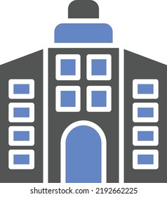 Diseño de vectores Estilo de icono de edificio de Office