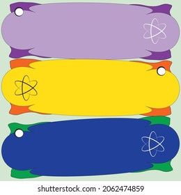 vector design of office colorful strips 