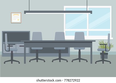 Vector design of office environment
Design of office environment for executive meeting. Vector illustration of business meeting.