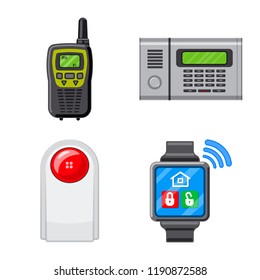 Vector design of office and house icon. Set of office and system vector icon for stock.