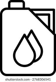 Vector Design Oil Can Icon Style