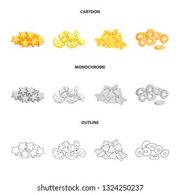 Vector design of Oktoberfest and bar icon. Set of Oktoberfest and cooking stock vector illustration.
