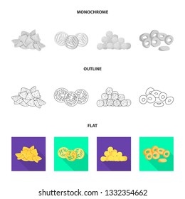 Vector design of Oktoberfest and bar icon. Set of Oktoberfest and cooking vector icon for stock.
