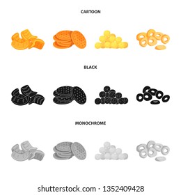 Vector design of Oktoberfest and bar icon. Collection of Oktoberfest and cooking vector icon for stock.