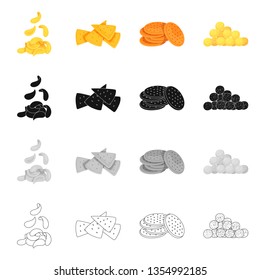 Vector design of Oktoberfest and bar icon. Collection of Oktoberfest and cooking stock symbol for web.