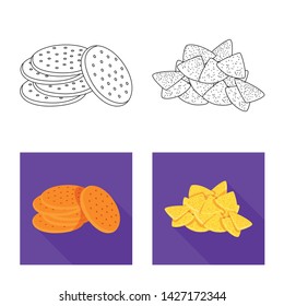 Vector design of Oktoberfest and bar icon. Collection of Oktoberfest and cooking vector icon for stock.