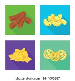 Vector design of Oktoberfest and bar icon. Collection of Oktoberfest and cooking stock vector illustration.