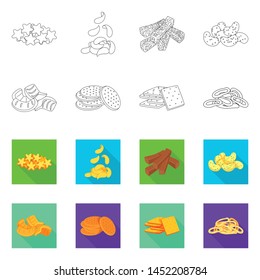 Vector design of Oktoberfest and bar icon. Collection of Oktoberfest and cooking vector icon for stock.