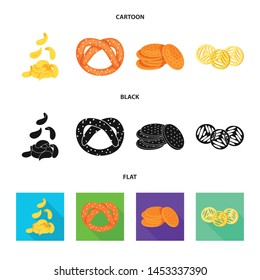 Vector design of Oktoberfest and bar icon. Collection of Oktoberfest and cooking vector icon for stock.