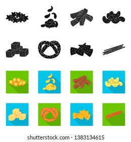 Vector design of Oktoberfest and bar logo. Collection of Oktoberfest and cooking vector icon for stock.