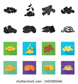 Vector design of Oktoberfest and bar logo. Set of Oktoberfest and cooking vector icon for stock.