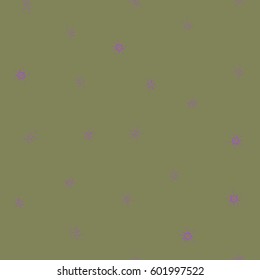 Vector design on a brown backdrop. Ditsy style. Star seamless pattern simple starry print with small stars.