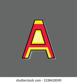 A vector design on grey background