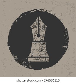 Vector design on grunge background,grunge vector
