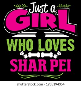 Vector design on the theme of dog breeds, colorful, typography, t-shirt