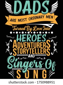 Vector design on the theme of father's day 
Stylized Typography, t-shirt graphics, print, poster, banner, wall mat
