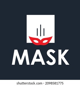 Vector design on the theme of mask and people