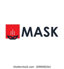 Vector design on the theme of mask and people