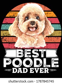 Vector design on the theme of Poodle dog