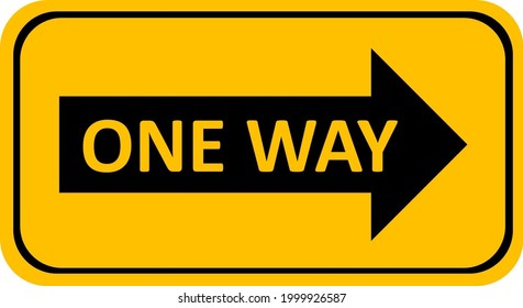 vector design of one way access only