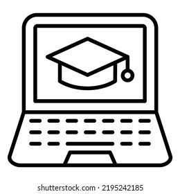 Vector Design Online Learning Icon Style