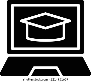 Vector Design Online Learning Icon Style