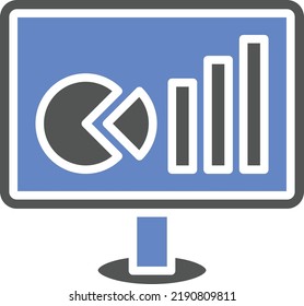 Vector Design Online Report Icon Style