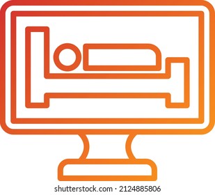 Vector Design Online Reservation Icon Style