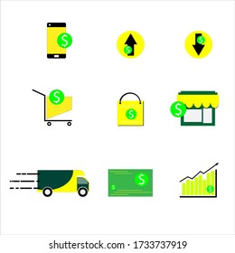 Vektordesign - Symbol für den Online-Verkauf