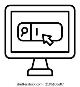 Vector Design Online Search Icon Style