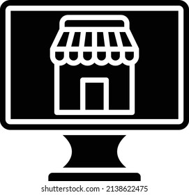 Vector Design Online Shop Icon Style