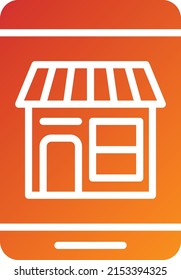 Vector Design Online Shop Icon Style