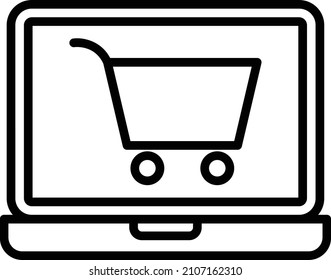 Vector Design Online Shopping Icon Style