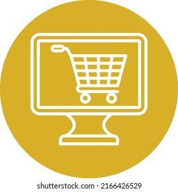 Vector Design Online Shopping Icon Style