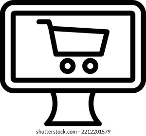 Vector Design Online Shopping Icon Style
