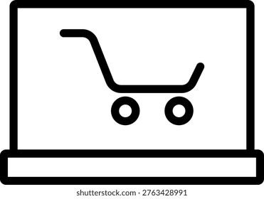 Vector Design Online Shopping Icon Style